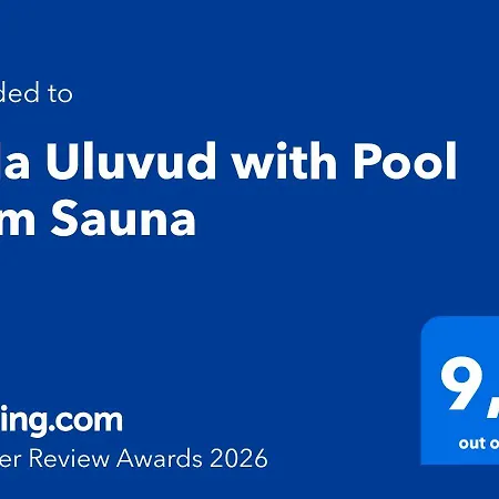 Uluvud With Pool Gym Sauna Alcamo