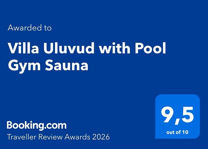 Uluvud With Pool Gym Sauna Alcamo